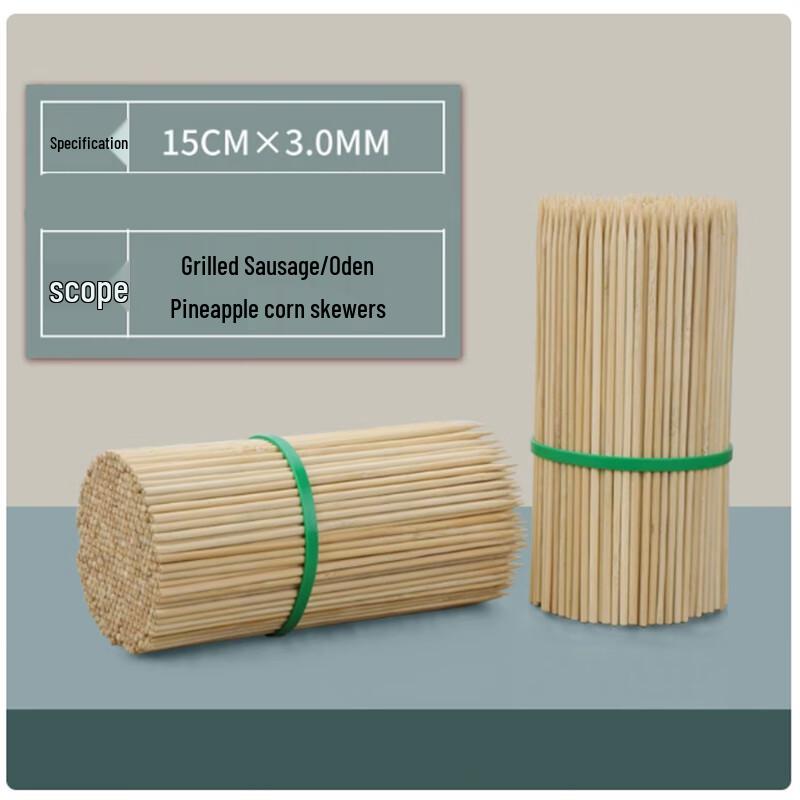 Одноразовые бамбуковые шампуры для барбекю