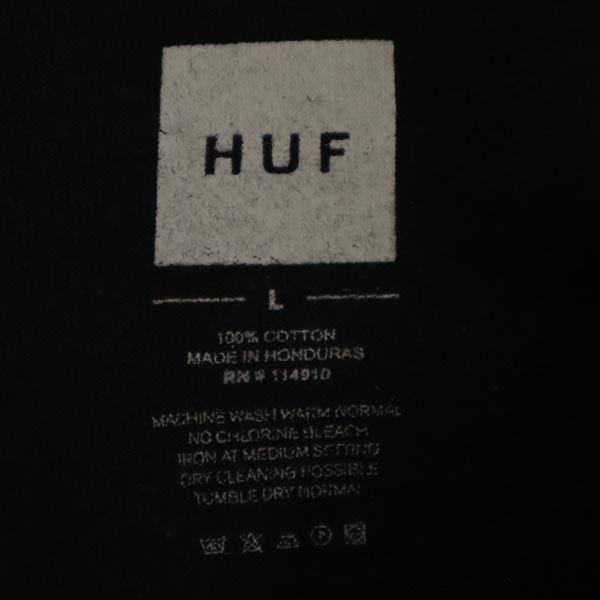 HUF Print Long Sleeve T-shirt L Black Ron T Men's Used