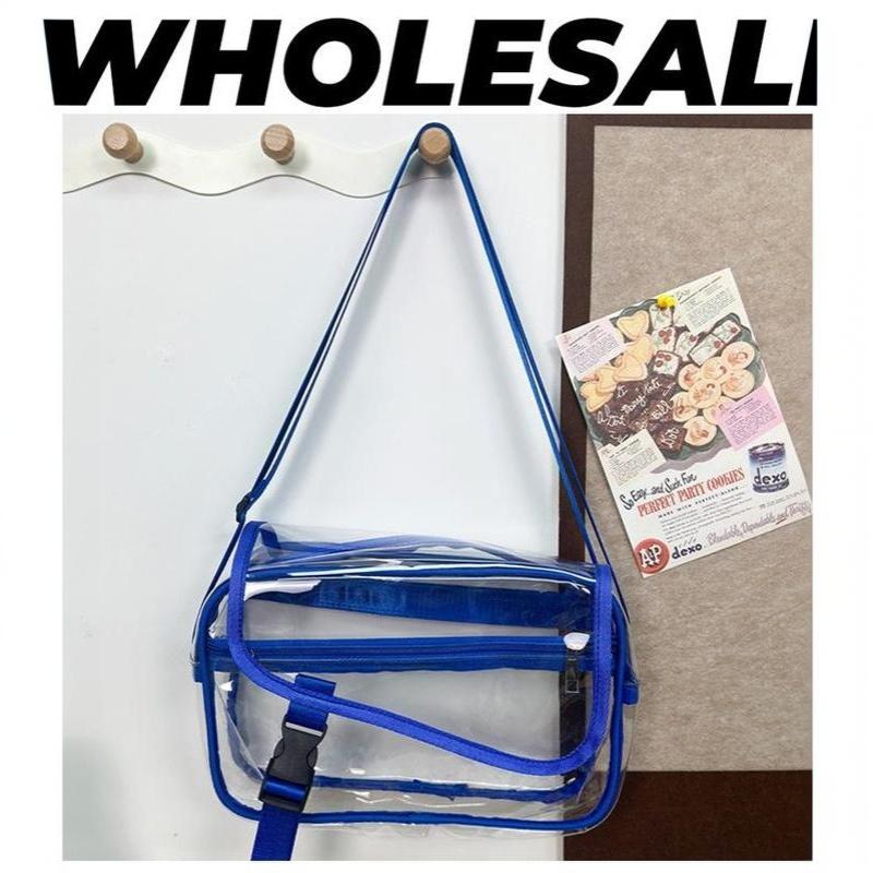 Klare PVC Umhängetasche Wasserdichte Transparente Umhängetasche Verstellbarer Riemen Große Kapazität Tasche Für Outdoor Reisen Täglichen Gebrauch