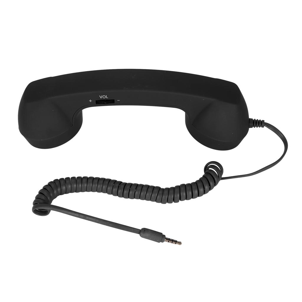 Cell Phone Handset USB C Radiation Proof Vintage Phone Handset with 3.5 Mm Socket for Smartphone