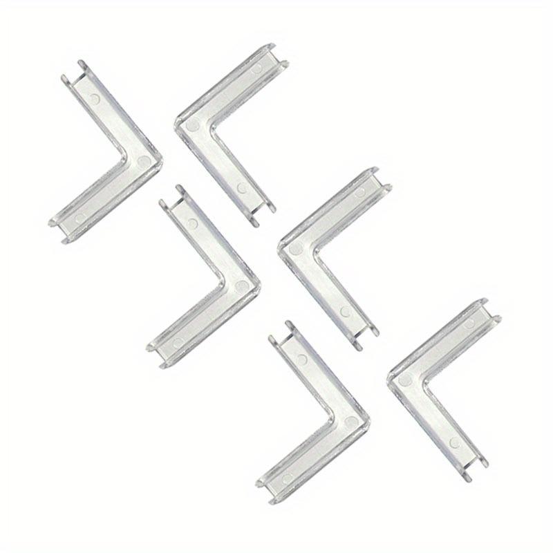 

2 шт/4 шт/6 шт 4*4 см Пластиковая пряжка для фона - Прозрачная невидимая пряжка для фотофона в фотостудии 6pcs