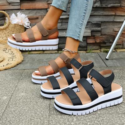 Fashion Women Summer Beach Sandals New Lightweight Heels Sandals Summer Shoes for Women Wedge Sandal with Platform Wedges Shoes Female