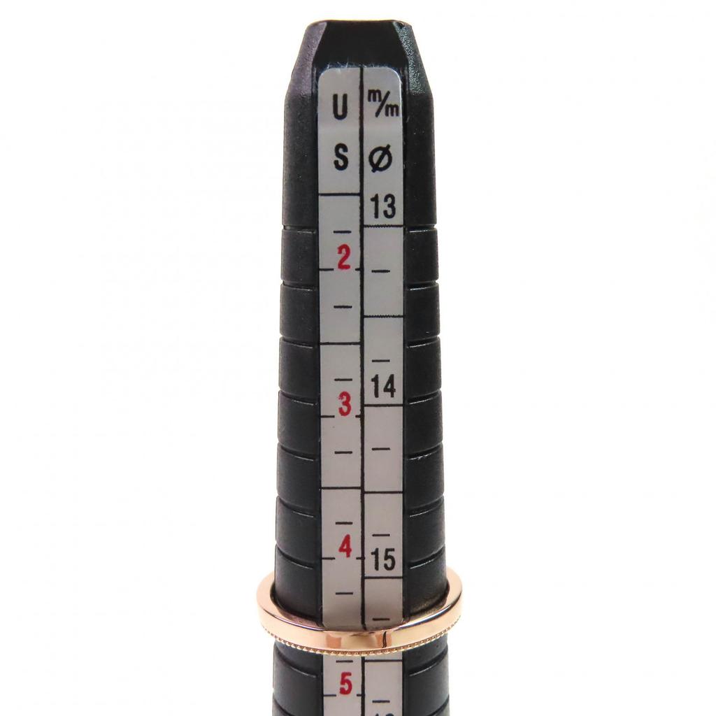 Excellent Justin Davis Ring Trust Ring Crown engraved milgrain Pink gold 18K Women Used