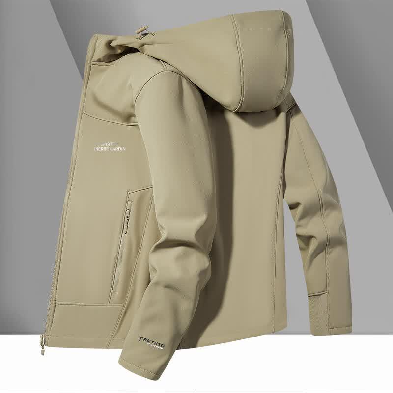 Pierre Cardin Outdoor Windproof Softshell Hooded Jacket