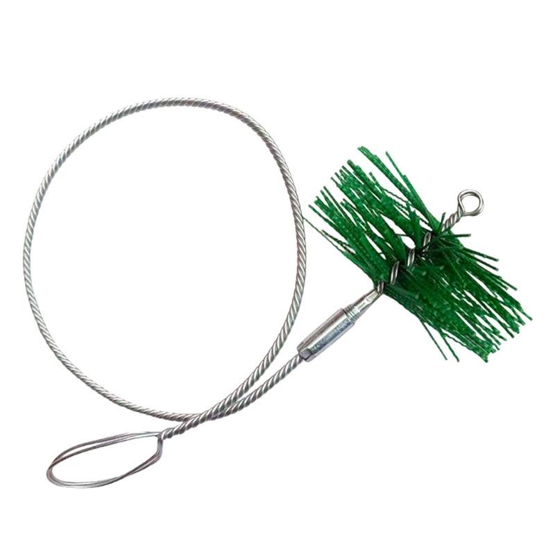 Efficient Pipe And Chimney Brush With Nylons Bristles To Minimize Scratching Remove Residues For Enduring Use