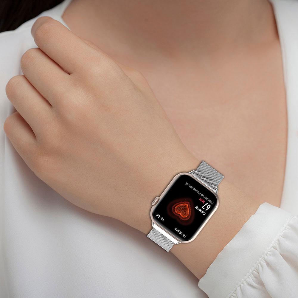 Magnetický smyčkový řemínek pro chytré hodinky Huawei Honor Watch 5 Kovový náramek z nerezové oceli Pro řemínek Honor Watch5