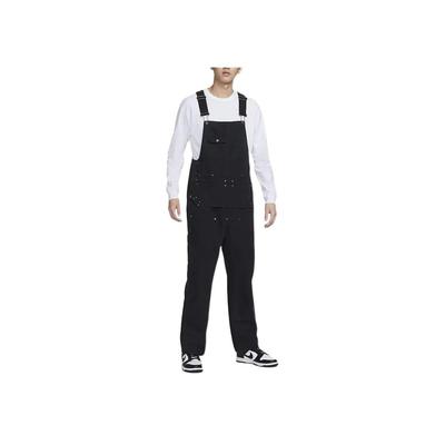 Life Solid Color Cargo Multi-Pocket Casual Overalls Men Overalls Black FN3121-010