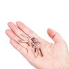 8pcs/Set Metal Wire Puzzles Brain Teaser Interlock Chinese Ring Trick Toy Adults Challenge