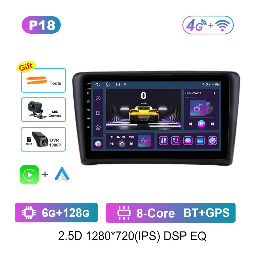 GPS Navigation Android OS 9 Inch for Skoda Rapid 2012 - 2020 4G Car Radio Multimedia Player WiFi Bluetooth DSP Stereo IPS Screen
