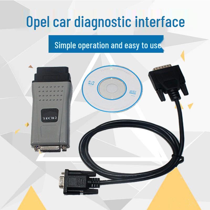Opel Tech2 Grensesnitt Diagnostikkabel Verktøy