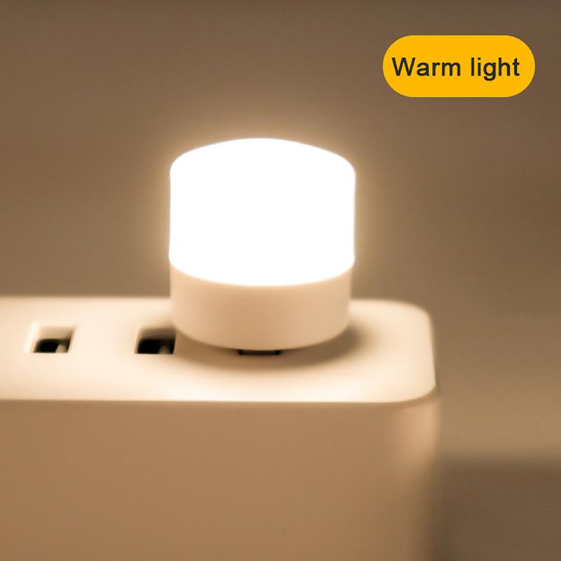 Usb Plug Lamp Mini Night Light Computer Mobile Power Charging Small Book Lamps Led Eye Protection Square Reading Light