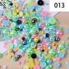 Yantuo 1000g Mixed Packaging Flat Back Pearls Resin Rhinestone Jelly Rhinestones Bulk Abs Loose Pearl for DIY Decoration