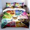 Charming Evolutionary Companions Tapestry Bedding sets Duvet covers Pillowcases(1* Duvet Cover 2* Pillowcases without duvet insert)