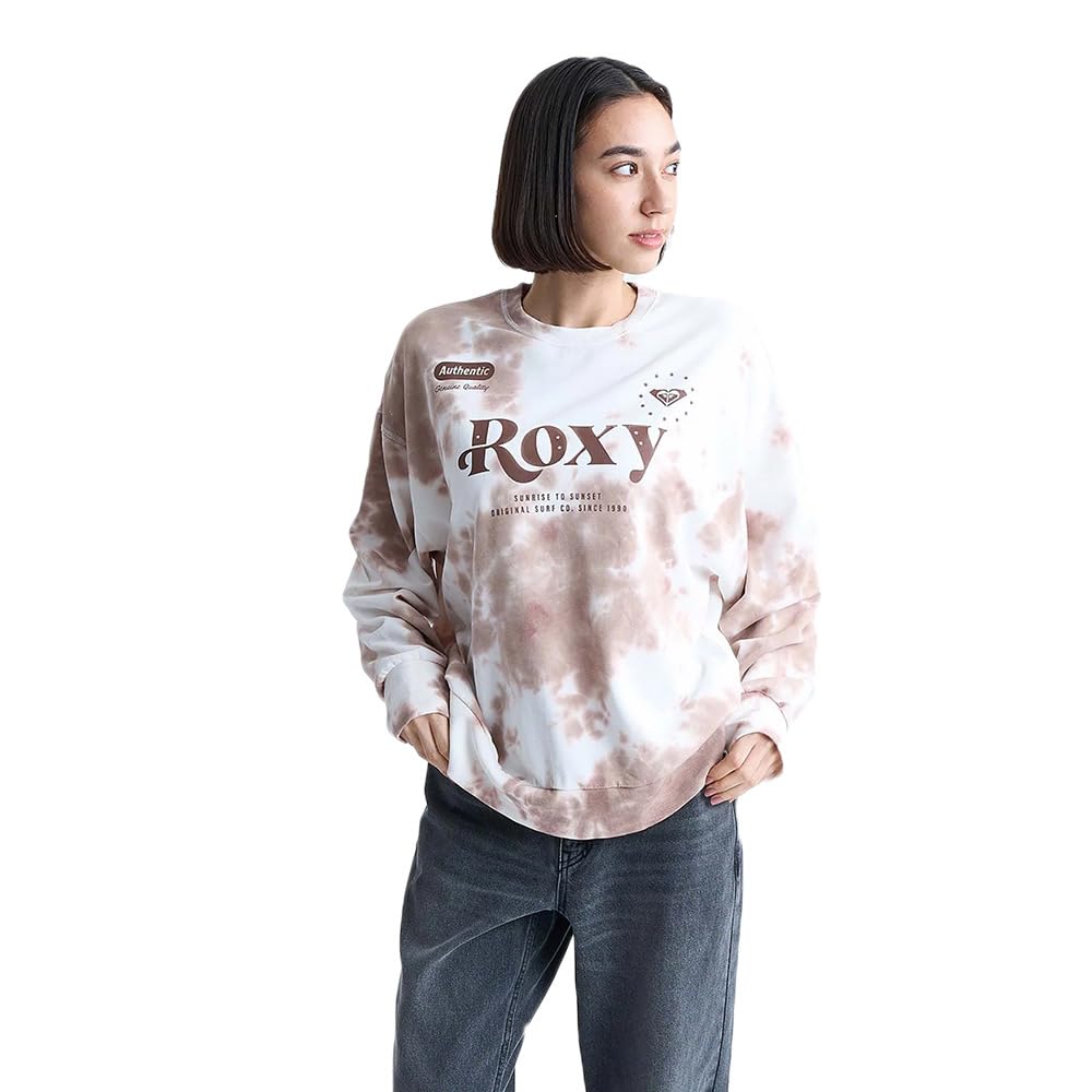 

Roxy Streetwear Mini Fleece Crew Neck Loose BRN Women s Shirt, Fit,
