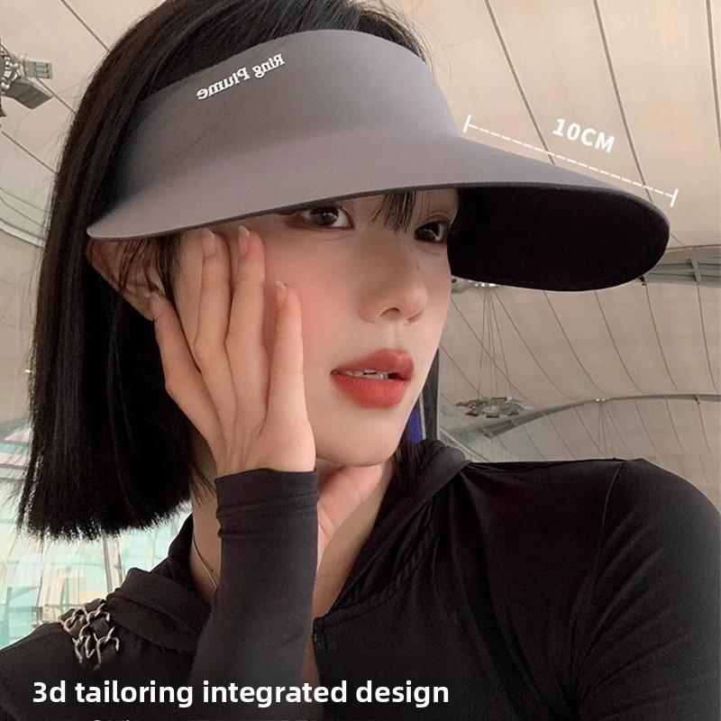 Summer Sun Shade Hat With Tapered Shape And Adjustable Band For Women Protection