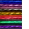 Película de Vinilo de Fibra de Carbono con Efecto 3D Pegatina Colorida para Interior de Coche para Coche Motocicleta Bricolaje
