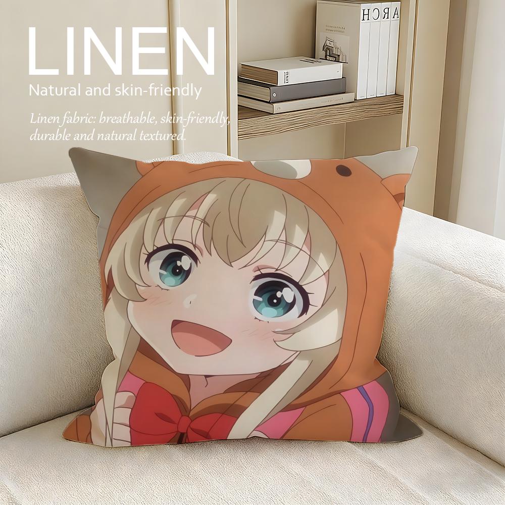 Comedy Uchi no Maid ga Uzasugiru Cushion Cover Pillowcase Set Pcs x x Breathable Washable Sofa Cushion Cover