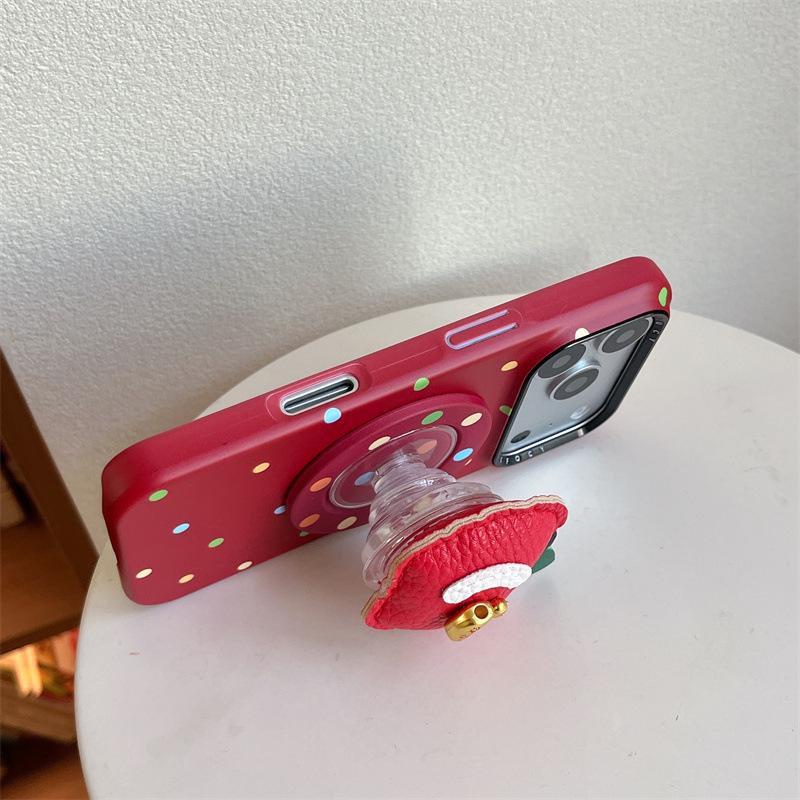 New Year Edition Red Apple Little Horse Magnetic Case for iPhone 17/16 Pro Max/15/14 iPhone 17 Pro