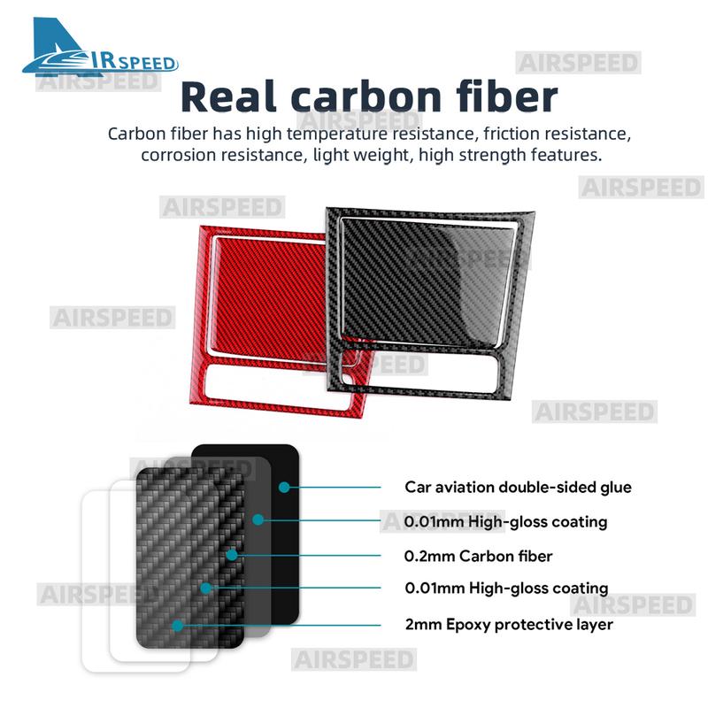 Real Soft Carbon Fiber Sticker for Volkswagen Scirocco 2008 2009 2010 2011 2012 2013 2014 2015 2016 2017 2018 Car Console Panel