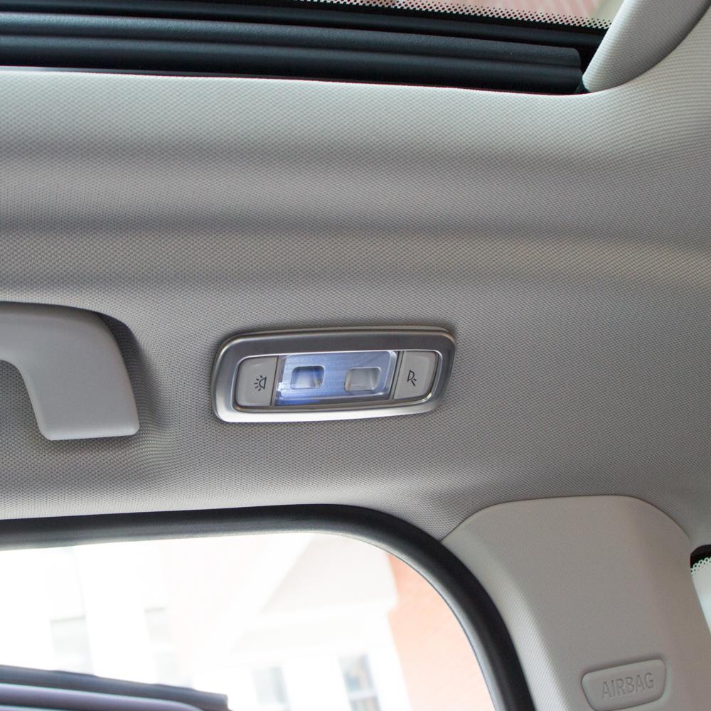 For BMW X3 G01 X4 G02 2018 - 2025 Rear Reading Light Cover Back Roof Lamp Light Panel Frame Trim Sticker Styling Accessories