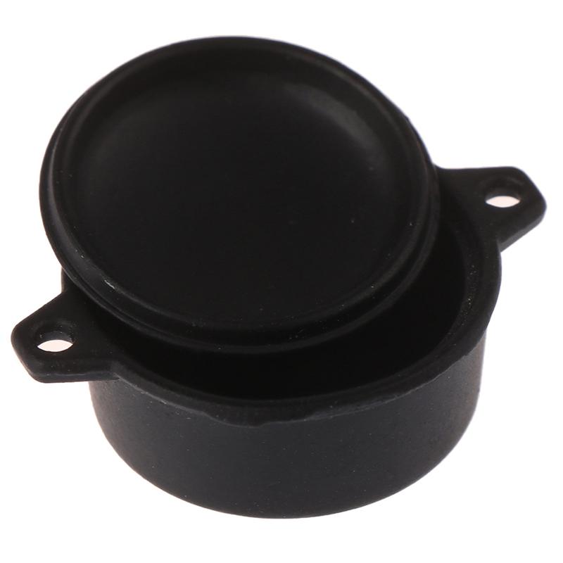 1:12 Dollhouse Miniature Mini Black Pot Model Kitchen Accessories Toys