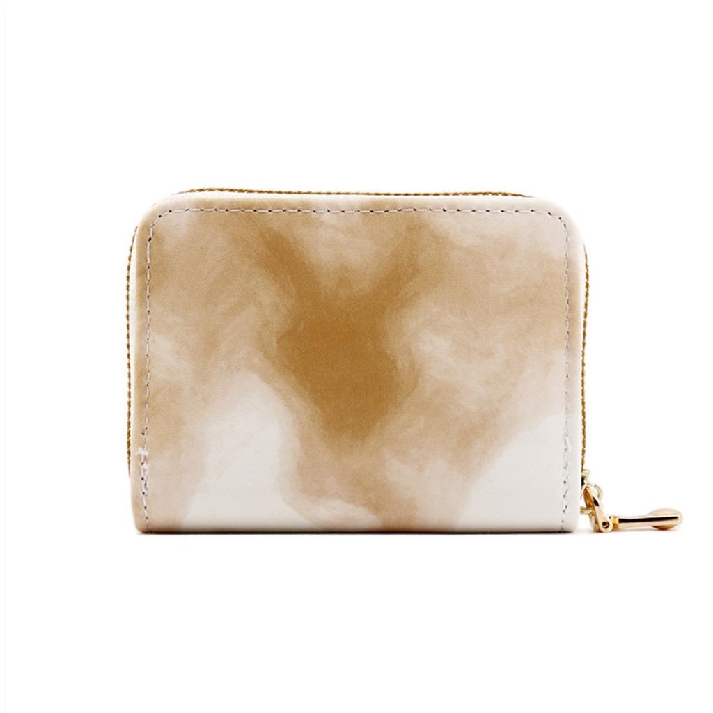 

Mini Wallet Eco-Friendly Accordion Card Holder Faux Leather Card Wallet Lightweight Compact Card Holder For Adults Commuting хакі