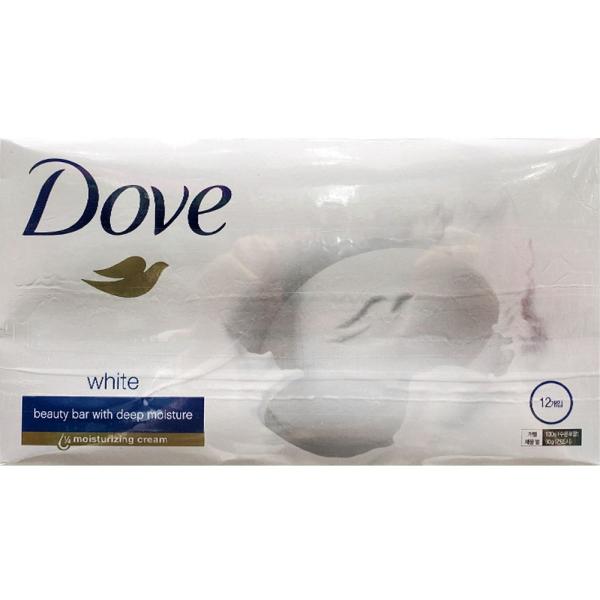 DOVE Beauty White Moisturizing Moisture Bar Face Washing Soap, 12 Pack [W86FBC6_250916]