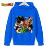 Baby Dragon Ball Z Hoodies 2025 Spring Kids Clothes Toddler Fashion Print Tops Children's O Neck Pullover Outwear Boys 4-14year