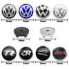 4Pcs 56mm 60mm Car Wheel Center Hub Cap Rim Cover Sticker Auto Accessories For Volkswagen Tiguan GTI GTD VW R Rline Golf Phaeton