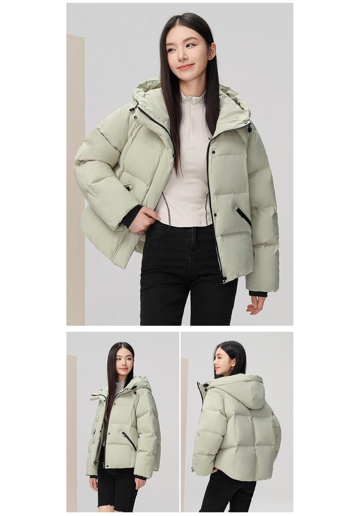 Women's Yaya Winter 2025 Short Fashion Down Jacket - Trendy, Fluffy, Warm, Versatile Outerwear
