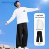 Jeanswest Men's Loose Cotton Top and Straight Pants Set