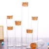 HOOTNEE 20pcs Small Glass Bottles with Cork Tea Storage Jars Mini Bottles Party Supplies Glass Wish Jars