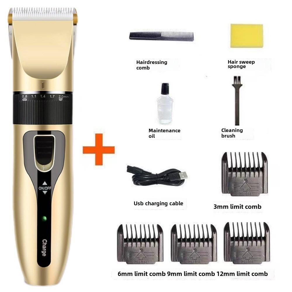 Electric Fader Professional Haircut Electric Push Scissor Adult Children Razor Bald Hair Cutter Rechargeable