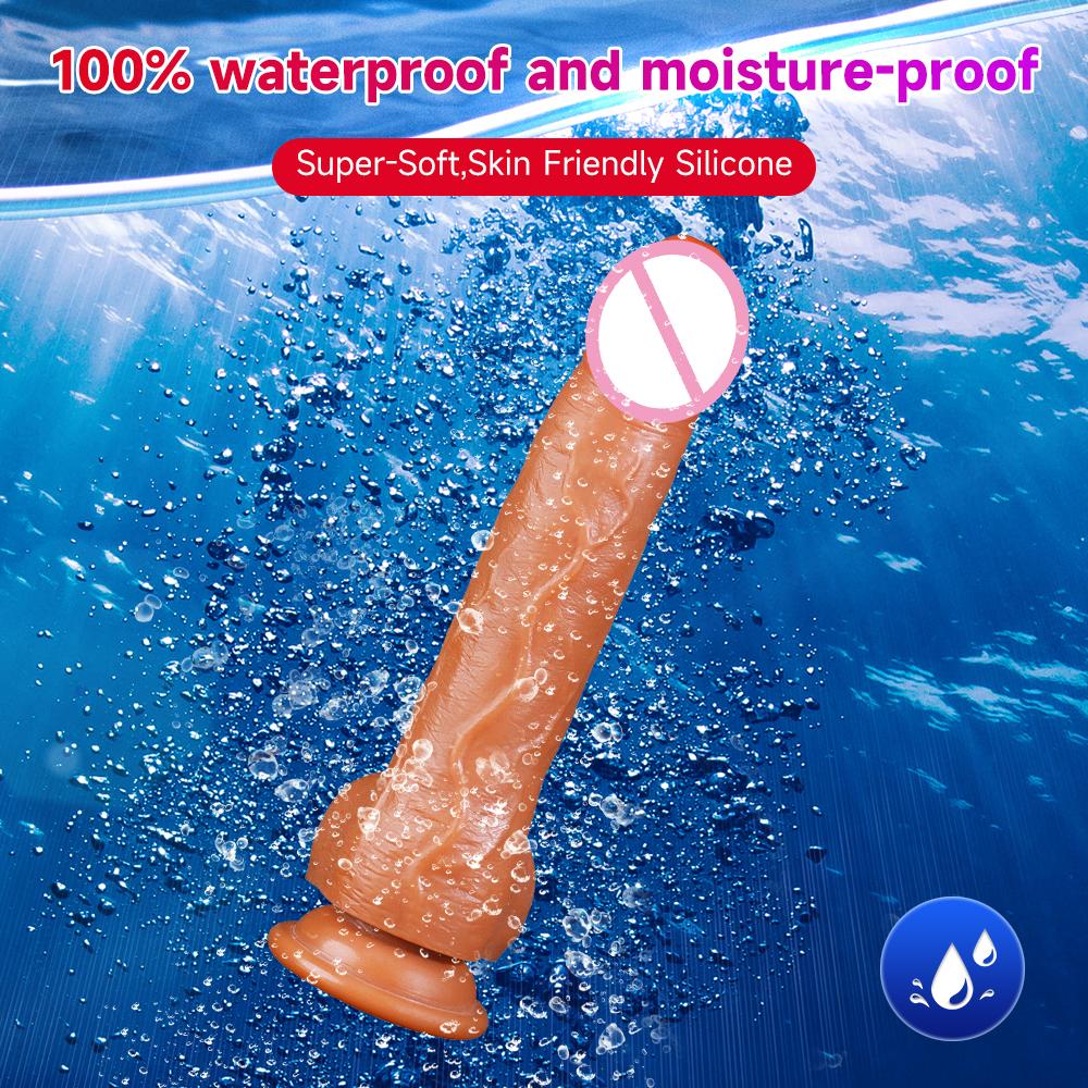 Remote Control Realistic Dildo Vibrator Heating Telescopic Vibrating Penis Vagina Anal Massager Masturbator Sex Toys for Women