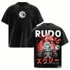 Hot Sale Anime Hot Anime Gachiakuta Rudo Print T-shirt Unisex Casual Streetwear Oversized T-shirt Print Crew Neck Casual T Shirt