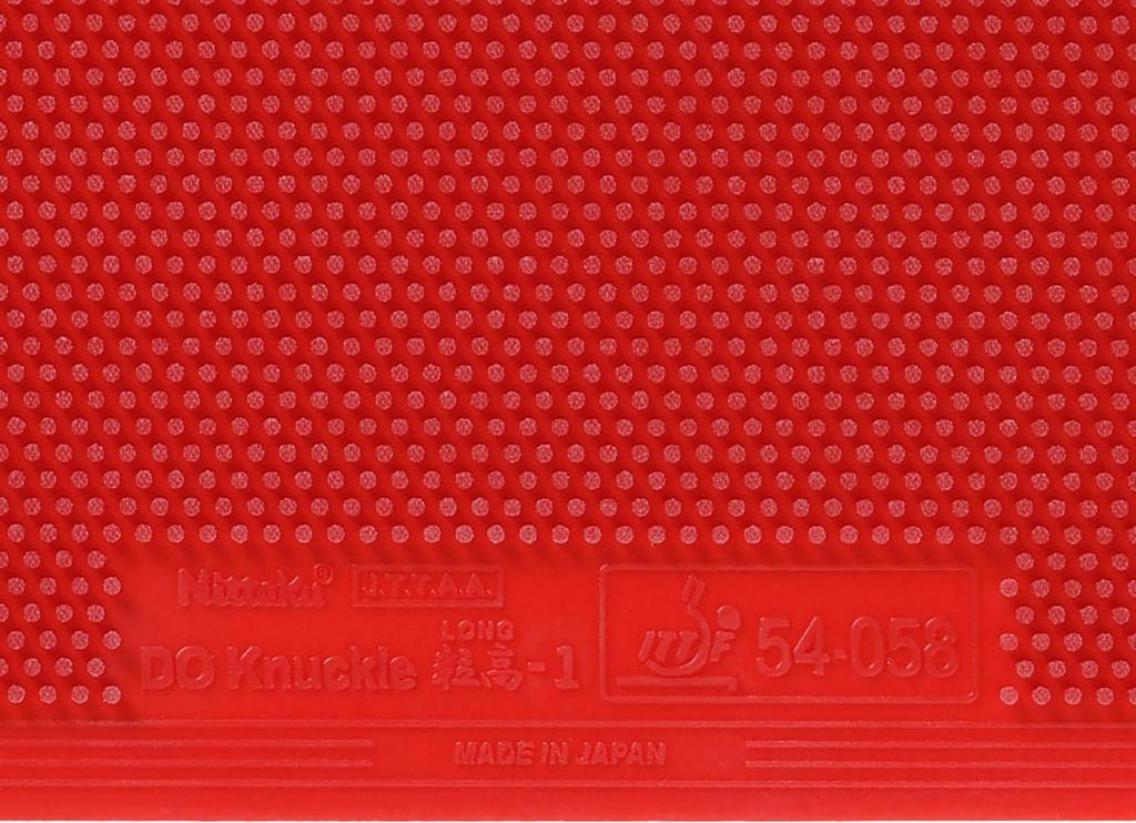 Nittaku Table Tennis Grain High Soft Rubber Donnuckle Grain Variation Type Red Ultra Thin NR8595 High-1 (20)