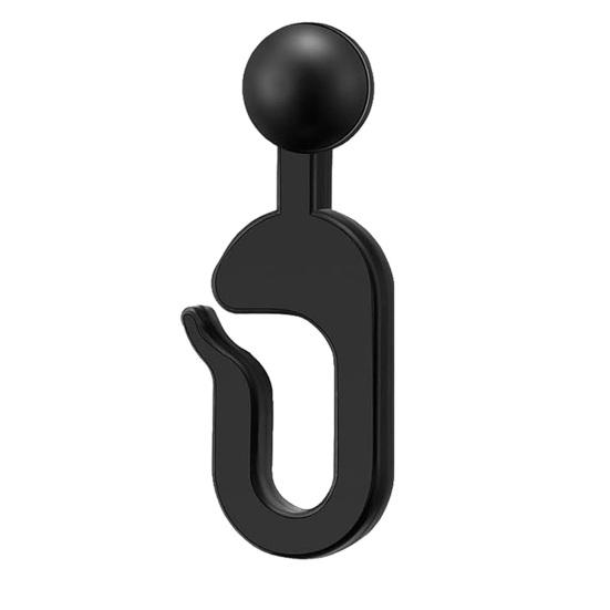 50/100Pcs Plastic Gazebo Curtain Hook, Heavy Duty Mosquito Netting Hook, Black Curtain Track Hooks for Outdoor Hotel, Gazebo