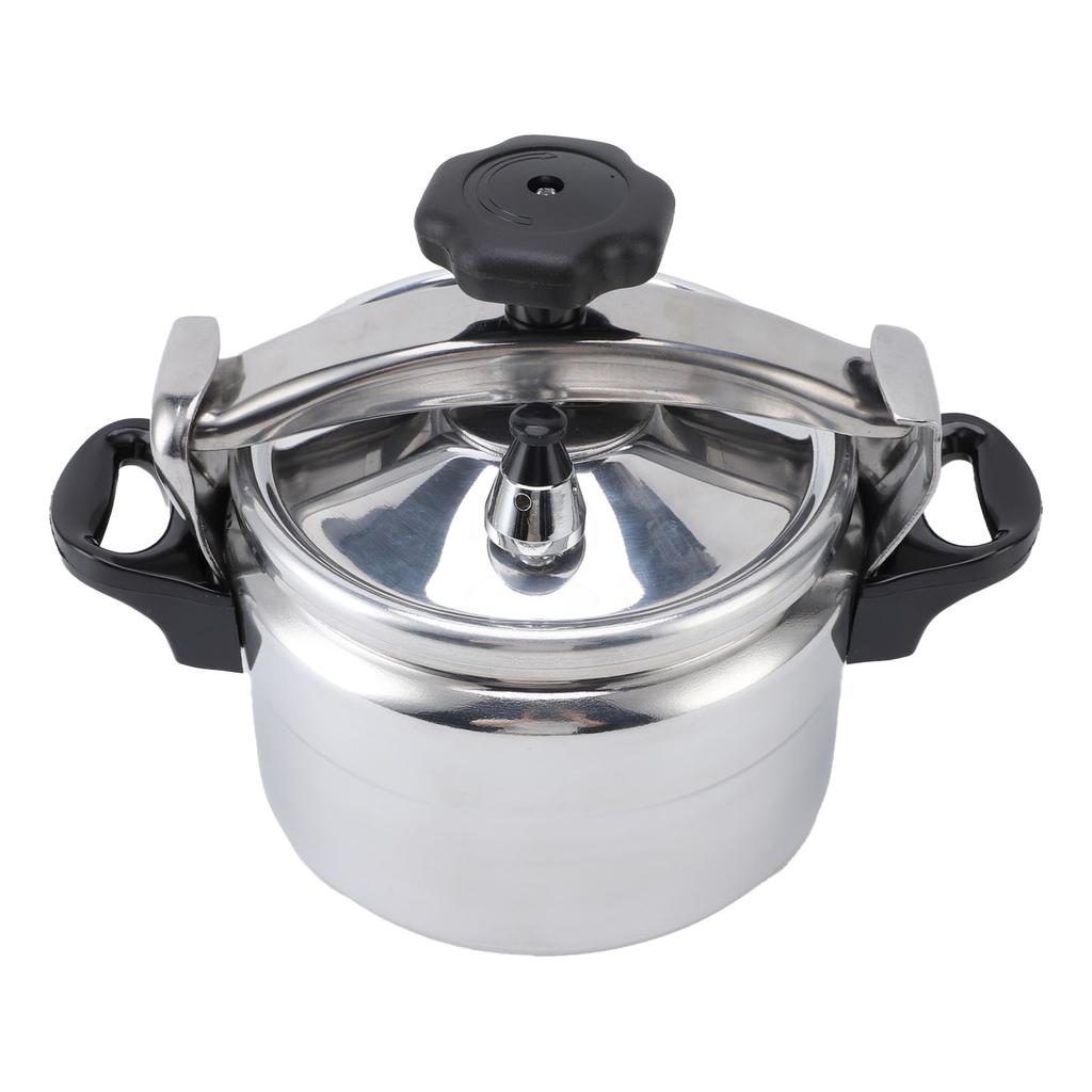 Pressure Cooker Compound Bottom Easy to Open and Close Aluminium Pressure Canner for Gas Cooktops Flat Top Cooktops