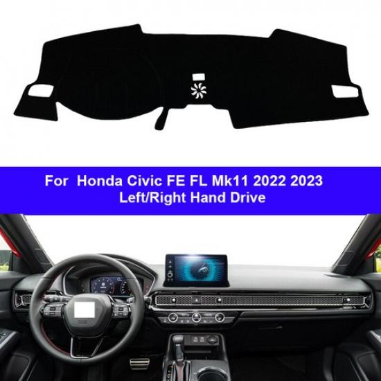 Car Dashboard Cover Dashmat Carpet Dash Mat For Honda Civic FE FL Mk11