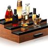 with Drawers Makeup Organizer Wooden Cosmetic Display Box Elegant Storage Showcase  Tabletop