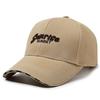 Enlarged And Widened Baseball Cap, Lengthened Brim 10.5Cm Men'S And Women'S Versatile Face Small Embroidered Sunshade Cap