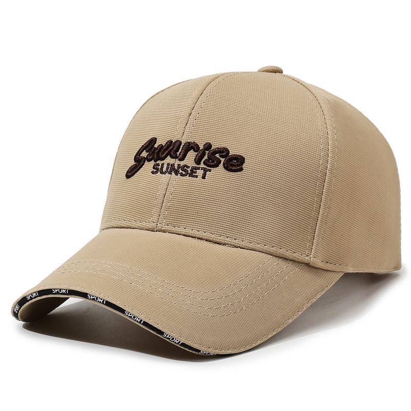 Enlarged And Widened Baseball Cap, Lengthened Brim 10.5Cm Men'S And Women'S Versatile Face Small Embroidered Sunshade Cap