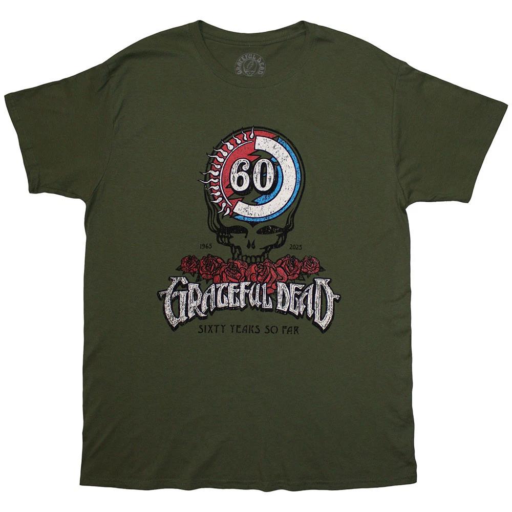 Grateful Dead Unisex T-Shirt: 60th Roses (Small) XL