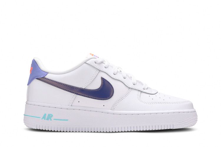 Nike Air Force 1 Low LV8 White Dark Purple (GS)