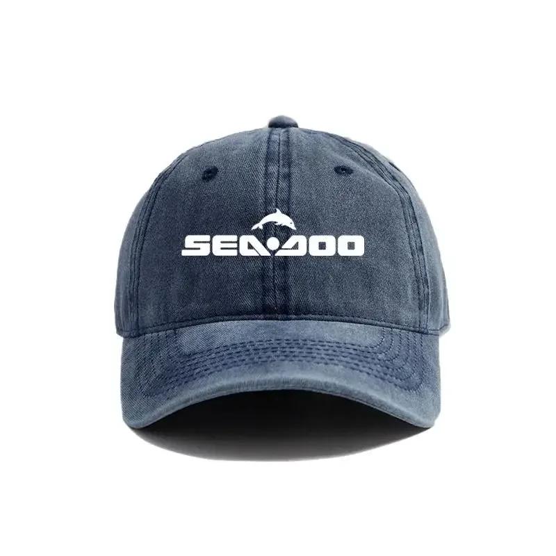 2025 Sea Doo Seadoo Baseball Cap Distressed Hats Dad Caps Men Women Retro Outdoor Summer Adjustable Hats Fashion