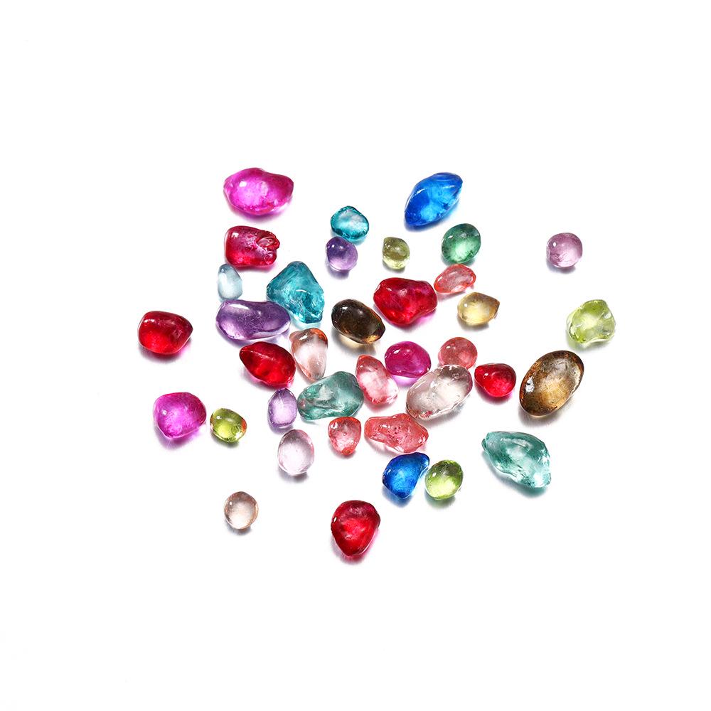 

Цветное стекло, щебень для изготовления украшений своими руками, украшения аквариума, ландшафтного дизайна и изделий из эпоксидной смолы (3-8 мм) 20g/pack (approx. 3-8mm)