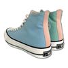Converse Addict 18SS Breathable High Top Canvas Shoes Unisex Blue Green Pink