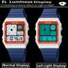 Skmei 5 Alarm Clock Male Military Sports Watches Analog Digital Display Multiple Time Zone Waterproof Swimming Mens Stop Watch