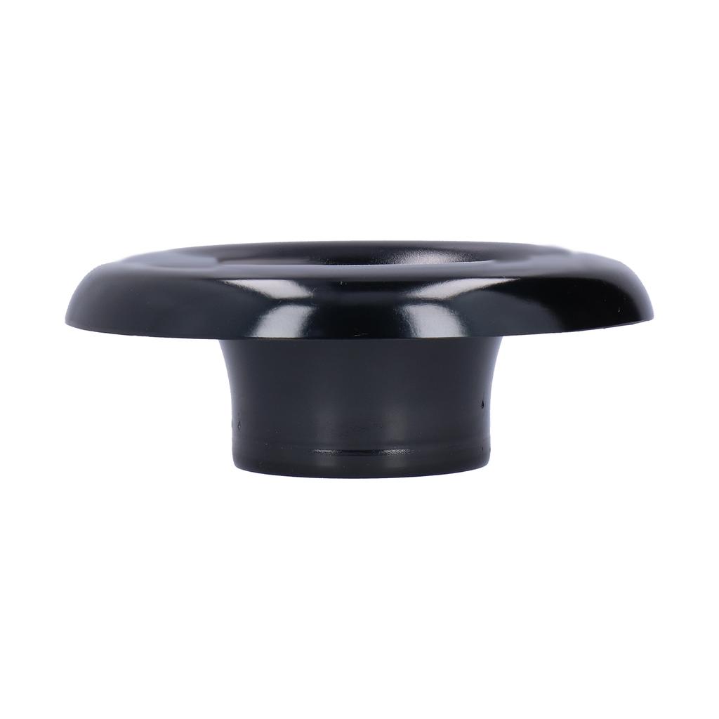 4in Cold Air Intake Turbo Horn Velocity Stack Adapter Decoration CNC Aluminum Car AccessoryBlack