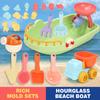 Non-Toxic Beach Sand Toys Set Dump Truck Car Toy With Sand Molds Toddlers Outdoor Play Shovels Castle Animal Mold Kids Sandbox Toy For Kid